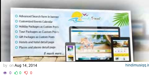 Trendy Travel Multipurpose Tour Package WordPress Theme - Video ServerThemes.Net pagalworld mp3 song download