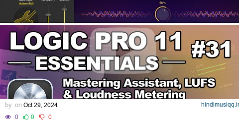 Logic Pro 11 - #31 Mastering Assistant, LUFS & Loudness Metering pagalworld mp3 song download