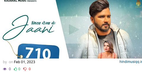 Likh Dega Ke Jaani | Gold E Gill | Addi Kalyan | Raveena Bishnoi | Haryanvi Songs Haryanavi 2023 pagalworld mp3 song download