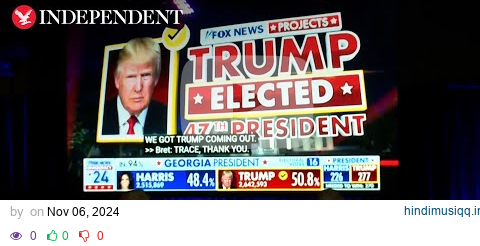 Trump supporters go wild as Fox News calls election for Trump pagalworld mp3 song download