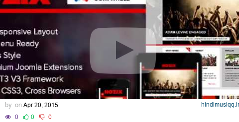 Nozix - Music  Blog Responsive Joomla Template pagalworld mp3 song download