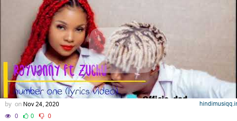 Rayvanny ft zuchu-number one (video lyrics) pagalworld mp3 song download