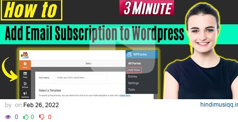 How to add email subscription to wordpress 2024 pagalworld mp3 song download