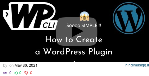 How to create a WordPress plugin using WP-CLI | WP-CLI | WordPress Development pagalworld mp3 song download