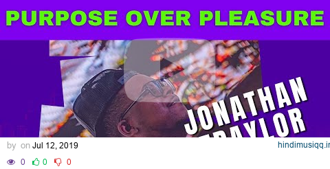 Jonathan Traylor-Purpose Over Pleasure-Drum Cover pagalworld mp3 song download