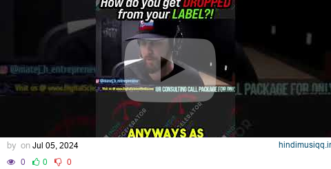 How do you get DROPPED from your LABEL?! #shorts pagalworld mp3 song download