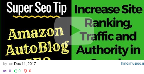 How to setup Amazon Autoblog - with SEO Tips pagalworld mp3 song download