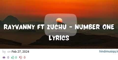 Rayvanny Ft Zuchu - Number One (Lyrics Video) pagalworld mp3 song download