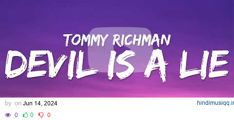 Tommy Richman – DEVIL IS A LIE (Lyrics) pagalworld mp3 song download