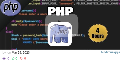 PHP Full Course for non-haters 🐘 pagalworld mp3 song download